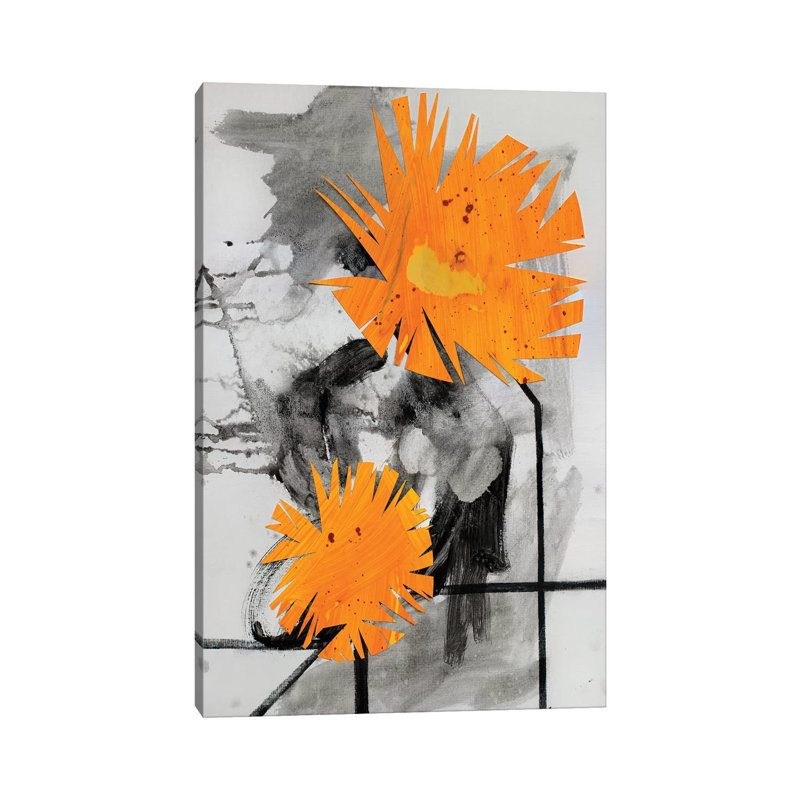 Midwestern Haiku (Dandelions II) by Pamela Staker - Painting on Canvas, 101.6 cm H x 66.04 cm W x 1.91 cm D, Wrapped Canvas