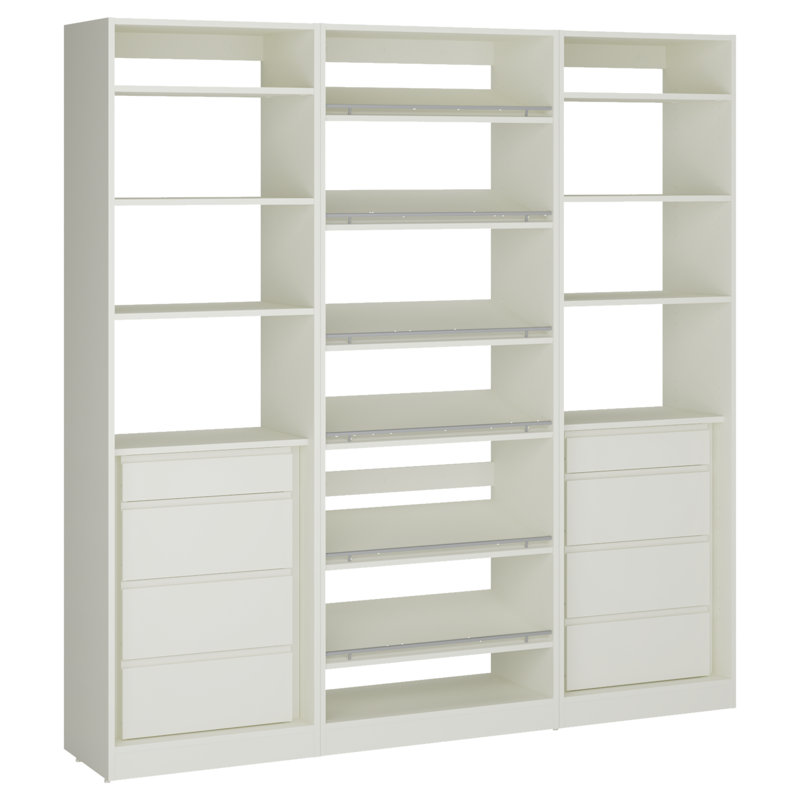 Système d'organisation 82 1/4 po, Blanc