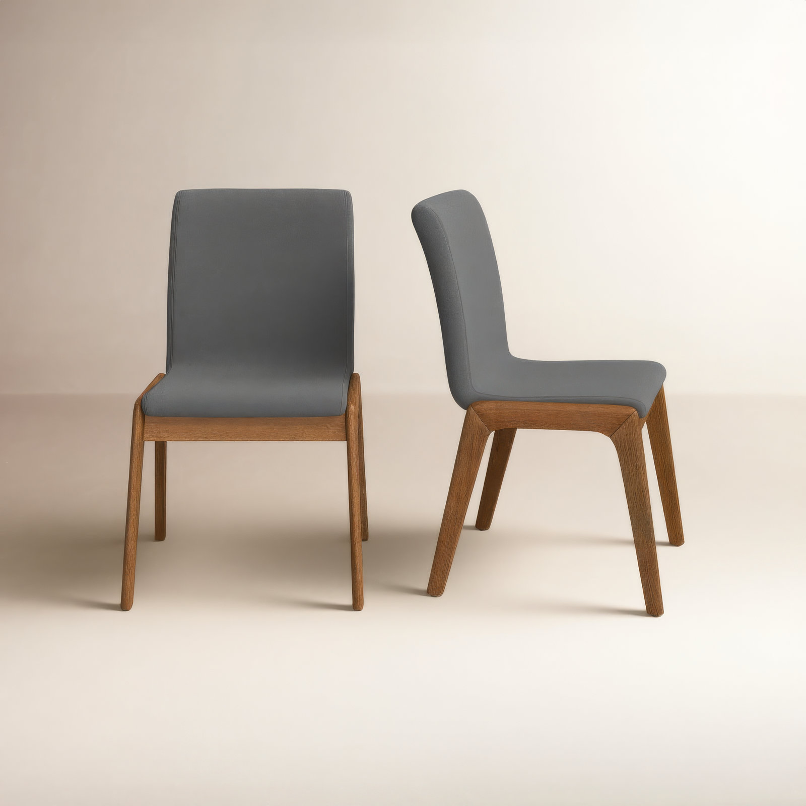 Nelda Dining Chair, Dark Gray