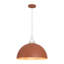 1-Light Simple Design Colorful Dome Pendant Light with Adjustable Height-127149933