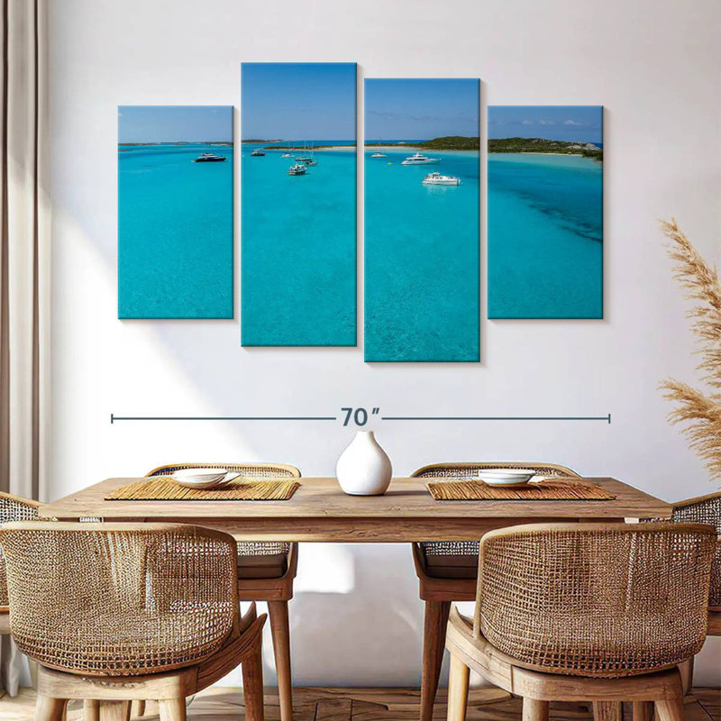 Gillard The Exumas Bahamas, H 42 po x l 68 po