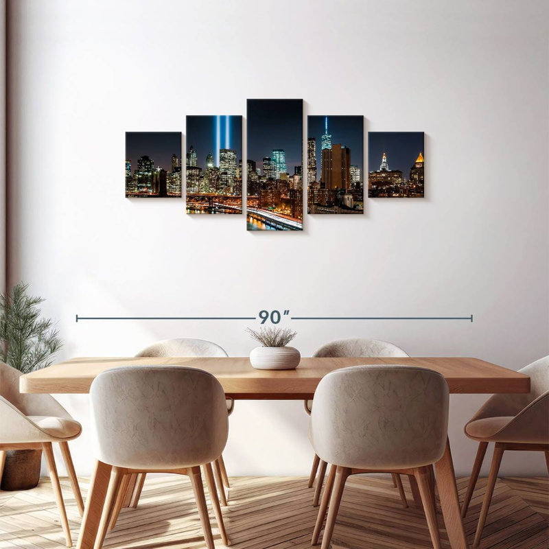 Ground Zero, 30" H x 68" W