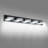 1-lamp Black dimmable LED Vanity Light