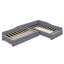 Lit plateforme simple avec rangement tapissier-490597143