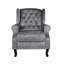 Marcus 75.5cm Wide Velvet Wing Chair Recliner