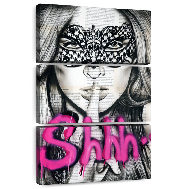 Leisha Shhh, 38" H x 24" W