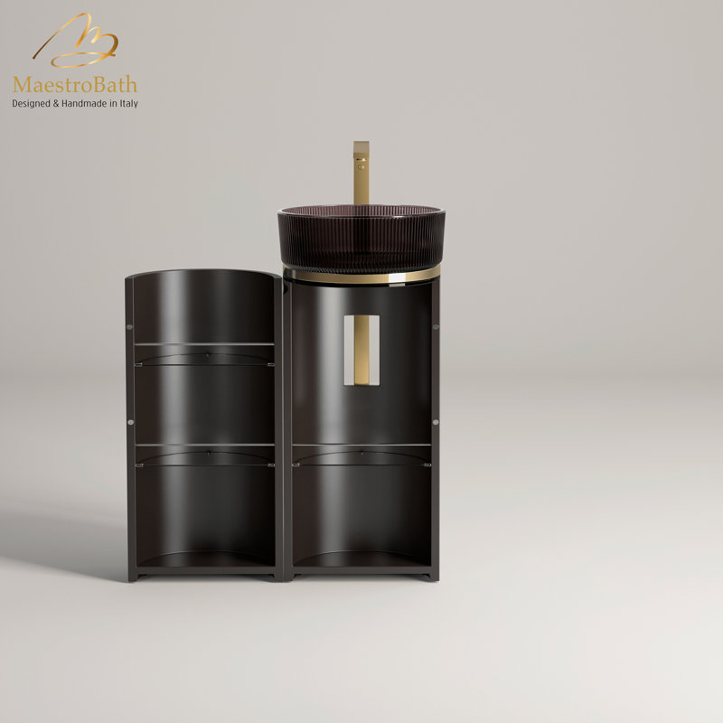 Cavallo 15.7'' W Single Vanity, Brown