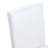 Set Of 4 White PU Leather Backrest Chairs With Silver Metal Legs - The Perfect Combination, Suitable For Minimalist And Modern Home Styles