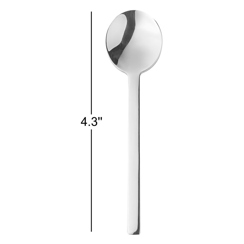 MEPRA Boîte-cadeau 6 cuillères à moka en acier inoxydable