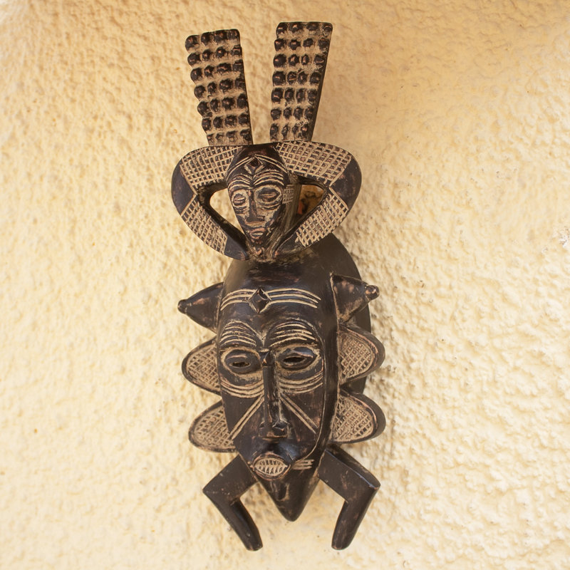 Handmade Boho Wall Decor on Solid Wood