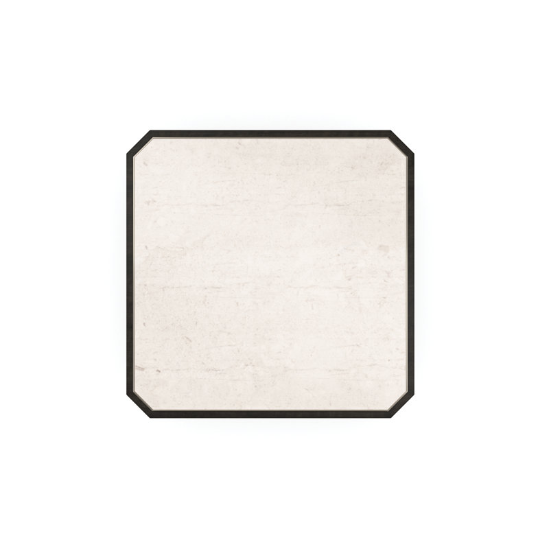 Stone Pedestal End Table