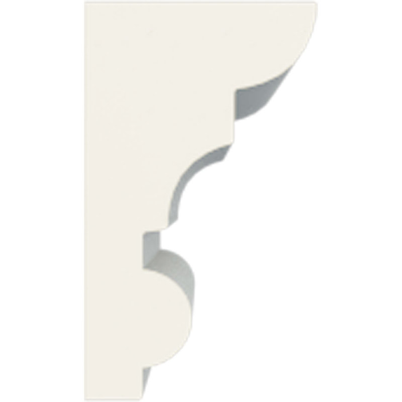 Endurathane Rope Chair Rail, 1 1/2"H x 7/8"P x 94 1/2"L, (3/8"Repeat), Factory Primed