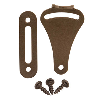 Barn Door Latch with Strike Plate