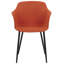 Rein 45cm H Polyester Blend Upholstered Metal Spindle Side Chair-346988958