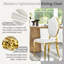 Chaise moderne en similicuir -1712862271-1712862270