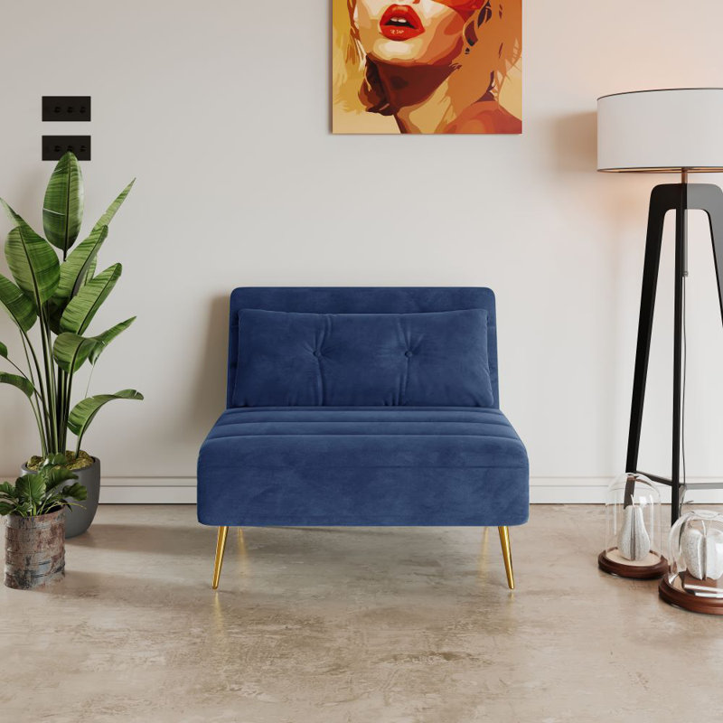 Taysia 1 Seater Sofa Bed, Blue