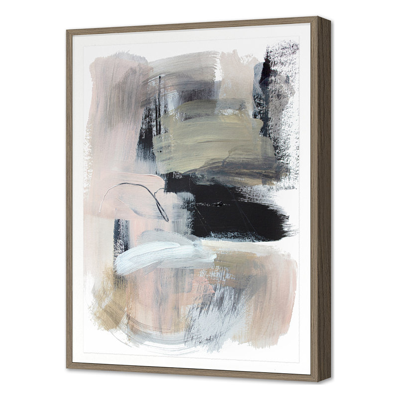 Subtle Gestures 1 Print by Bainbridge, Hope, Walnut Single Picture Framed, 40'' H x 29'' W