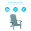 Chaise Adirondack en plastique Cerqueira-263856714