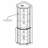 Lighted Corner Curio Cabinet-1935827039