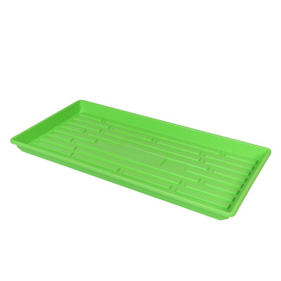 SUNPACK 10” x 20” Indoor Gardening No Holes Plastic Seeding Tray for Greenhouses