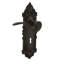 Victorian Plate Double Dummy with Decorative Keyhole and Manor Lever-509953204