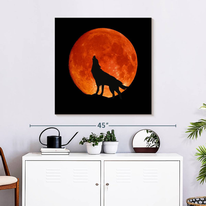 Crowle Blood Moon Wolf Howl