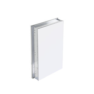Armoire à pharmacie encastrée ou murale pour salle de bain avec tablettes réglables en verre