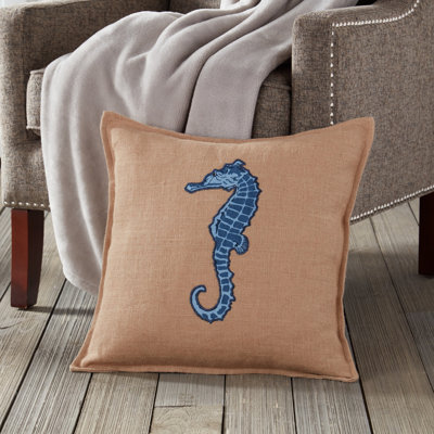  Coussin en toile de jute