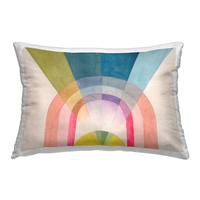 Coussin d'extérieur Sun Rays & Rainbow