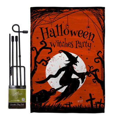 Ensemble de drapeaux en polyester 18,5 po x 13 po Witches