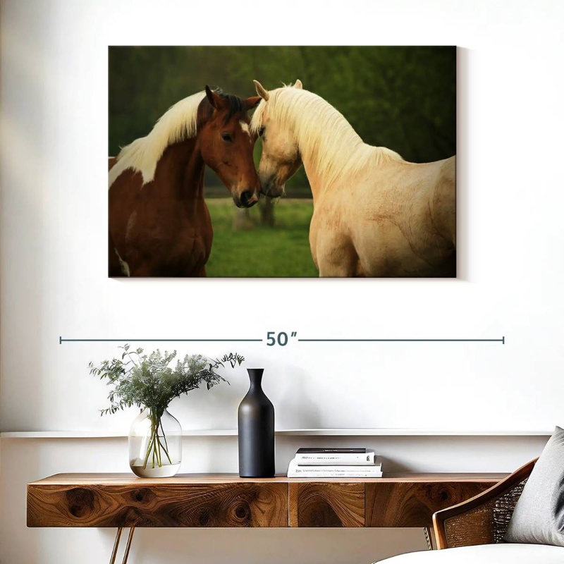 Chevaux Brampt, H 26 po x l 39 po