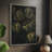 Gilded Tulips II Framed Print - Solid Wood