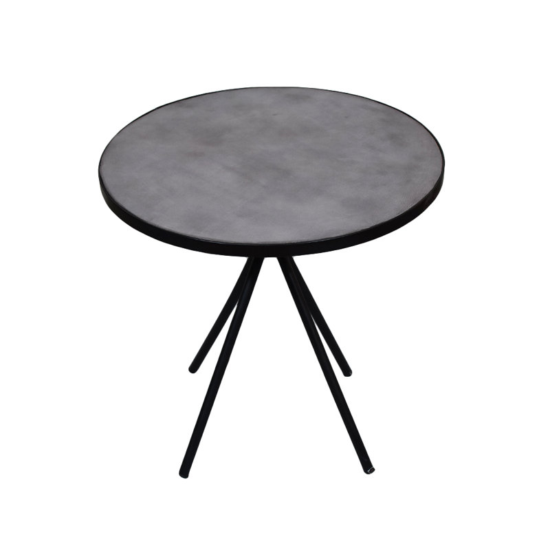 Iron Top End Table