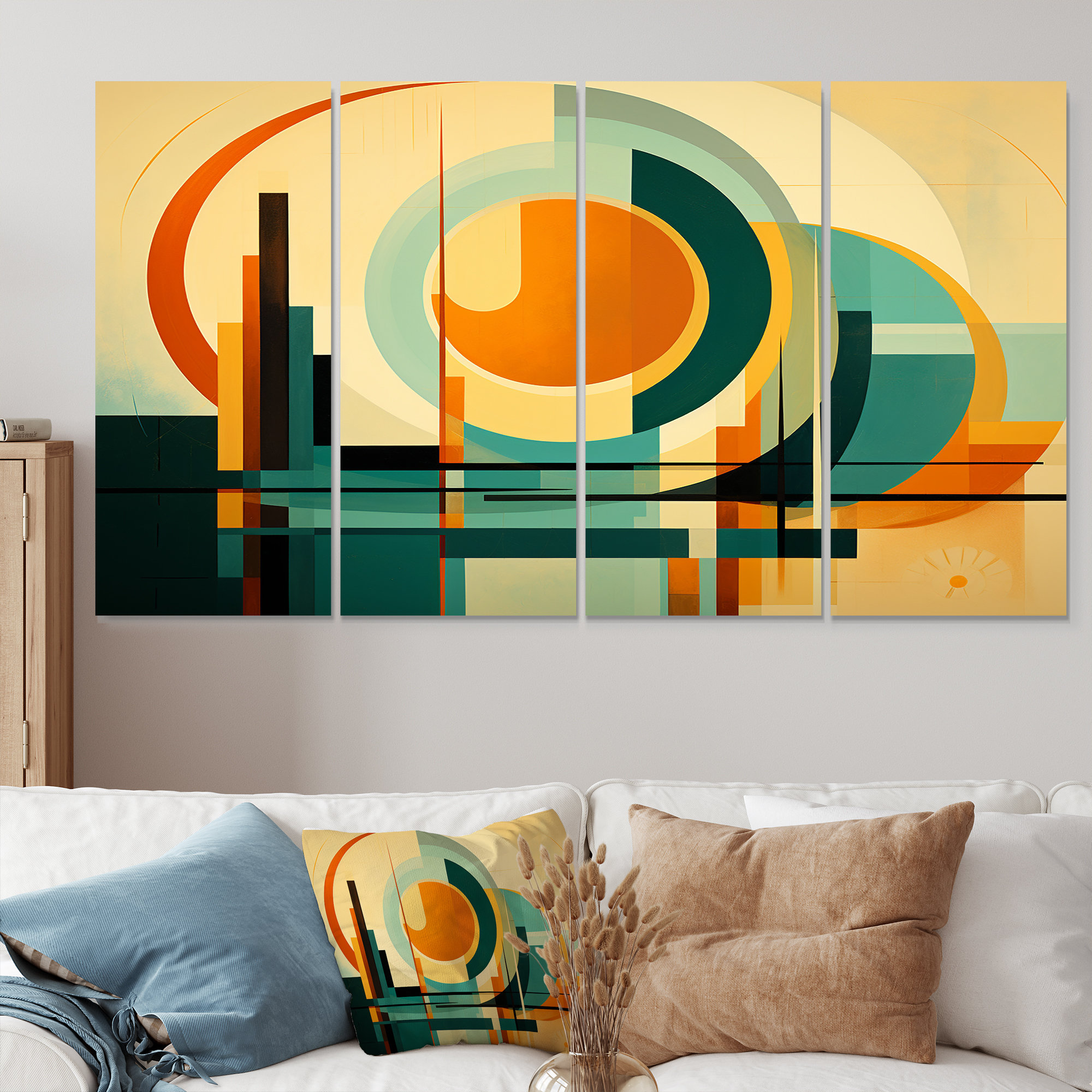 ivy-bronx-retro-modern-full-moon-city-ii-midcentury-wall-art-4-piece