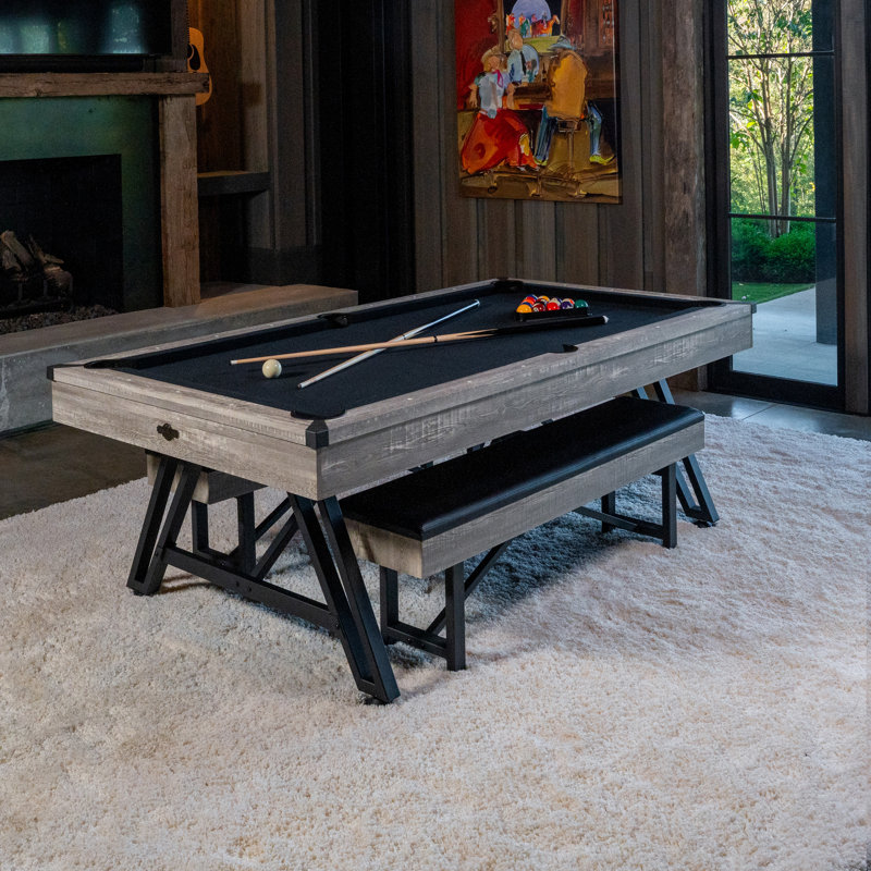 Table de salle à manger 3 en 1 avec billard américain et poker 89 "American Legend