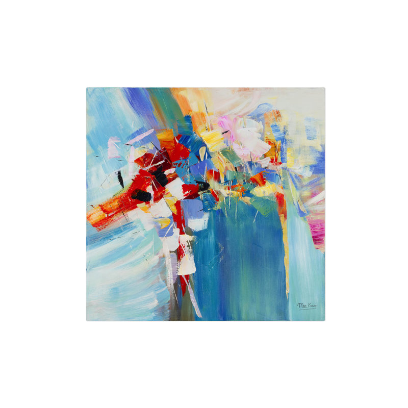 Hand -painted acrylic painting Somewhere in Wonderland