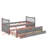 Twin Size Daybed With Drawers And Trundle-1099907499