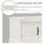 Banc de rangement avec 2 tiroirs et 2 armoires, banc à chaussures avec coussin amovible-129386026