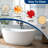 Tidal 60'' Acrylic Freestanding Tub Freestanding Soaking Bathtub-124883377