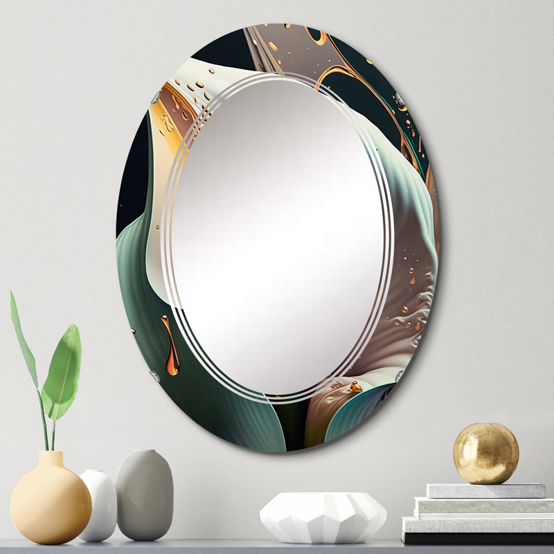 Miroir mural Rabya Gren and Calla, 30 po x 20 po