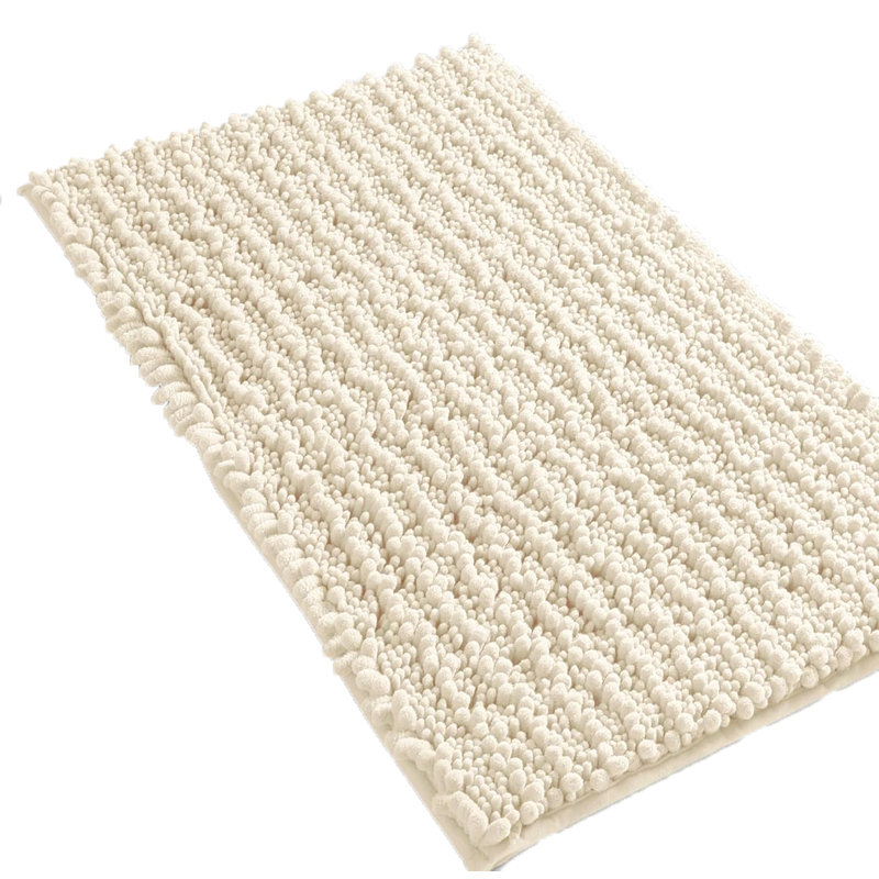 Tapis pour salle de bain 24 po x 16 po, Crème