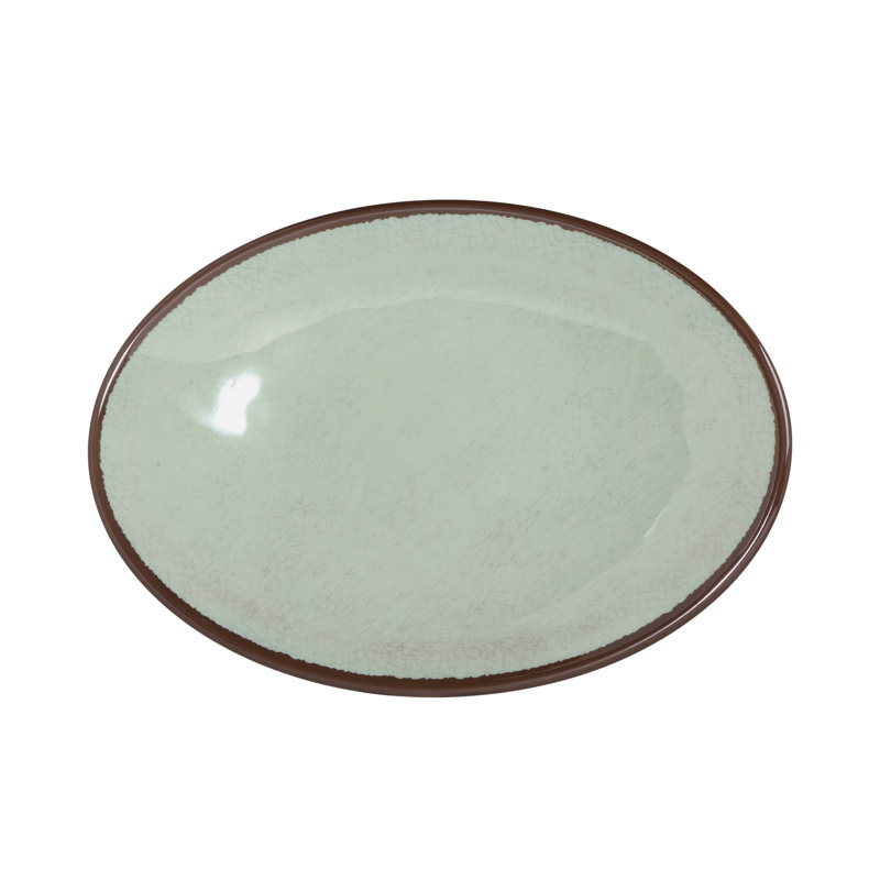 Assiette plate en mélamine 12,5" grésiller ca-mojave, Pruche