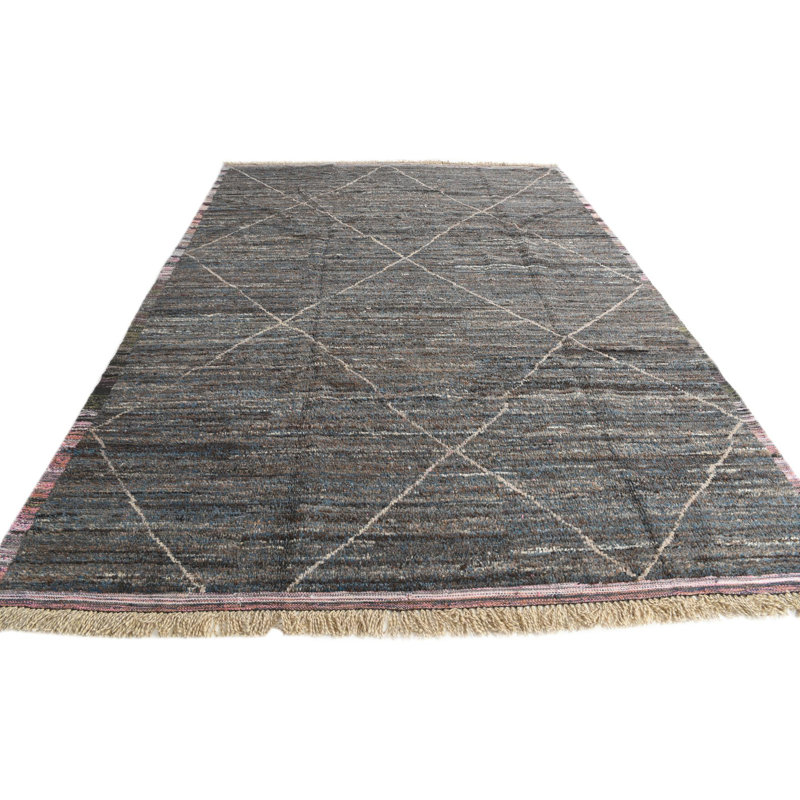 Tapis noir 9 x 12 Parra