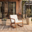 Chaise berçante de patio Cormach Mathew