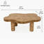 Table basse moderne en forme de nuage, équipée de 4 pieds ronds pour assurer la stabilité structurelle, convenant à la décoration du salon, des appartements et des petits espaces avec un motif de nœuds d'arbre-130149514
