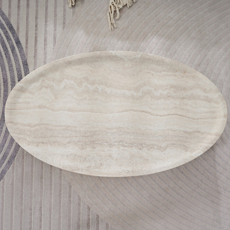 Modern Oval Coffee Table – Stylish Minimalist Design For Living Room Decor, Featuring Sleek Silhouette And Elegant Finish To Elevate Contemporary, Scandi, Or Neutral-Toned Home Interiors, Ideal As A Functional Centerpiece For Daily Use