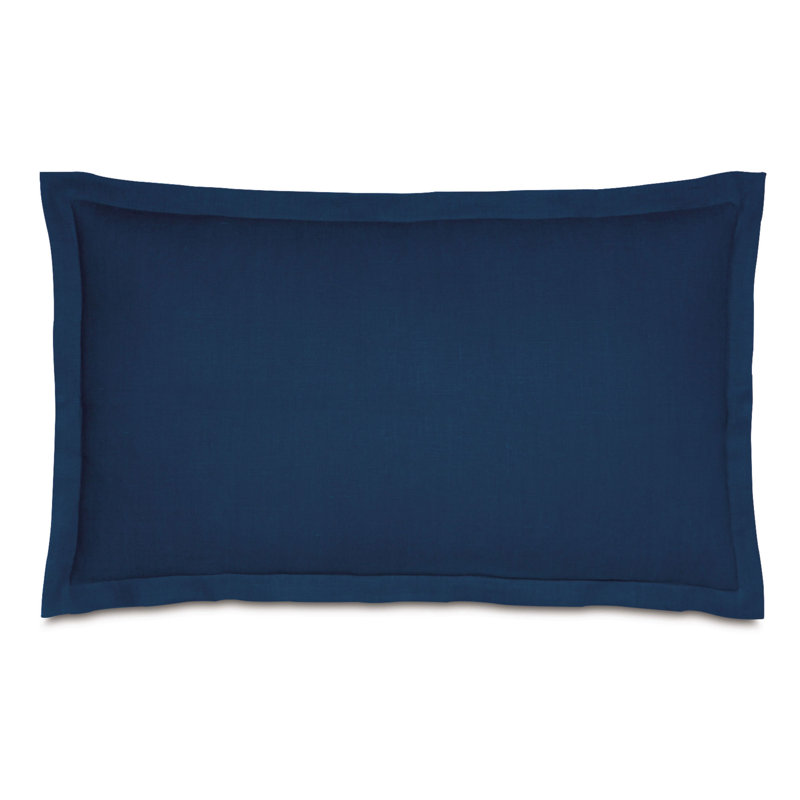 Resort Linen Program 100% Linen Zip Sham, King, Breeze Indigo