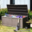 Boîte de rangement verrouillable en polypropylène (PP) 120 gallons Modern Depo-96965768
