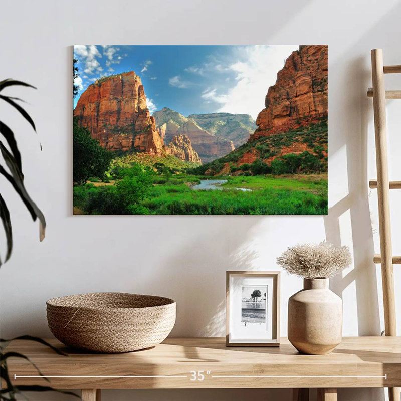 Canyons du parc national Alvord Zion, H 16 po x l 24 po
