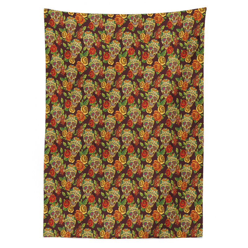 Nappe Ambesonne Sugar Skull, 70 po x 52 po